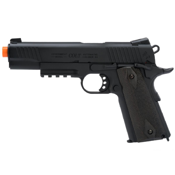 Cybergun Colt 1911 Airsoft 6mm CO2 Blowback Pistol – Black | Cyber Gun