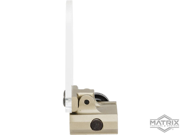 Matrix QD Flip-Up Lens Protector – Dark Earth Picatinny | Matrix