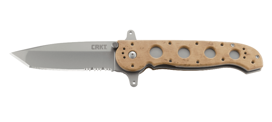 CRKT M16 Big Dog Folding Knife – Desert Camo w/ Half Serration | CRKT