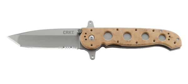 CRKT M16 Big Dog Folding Knife – Desert Camo w/ Half Serration | CRKT