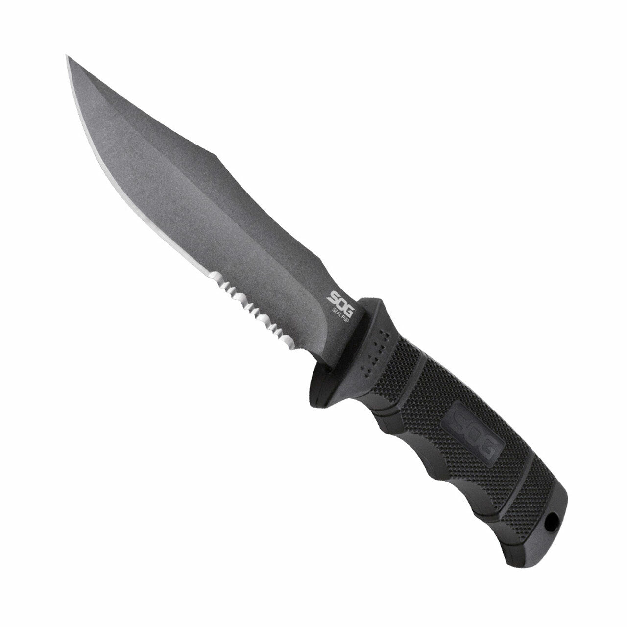 SOG Seal Pup Fixed Blade Knife – Serrated w/ Ballistic Nylon Sheath | SOG Knives
