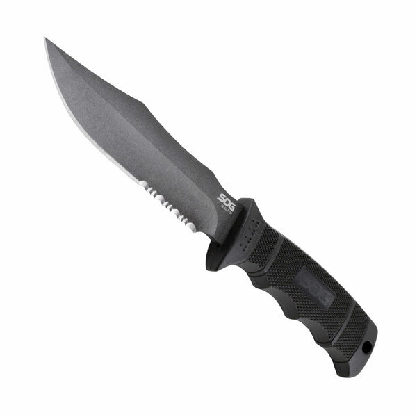 SOG Seal Pup Fixed Blade Knife – Serrated w/ Ballistic Nylon Sheath | SOG Knives