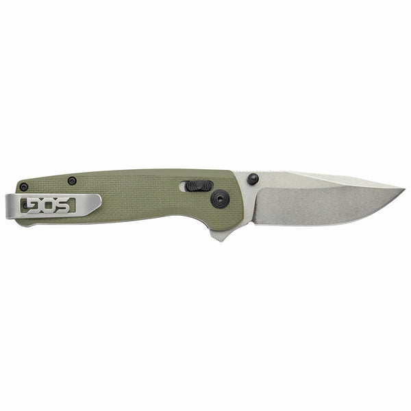 SOG Terminus XR Folding Knife – OD Green Handle w/ D2 Steel | SOG Knives