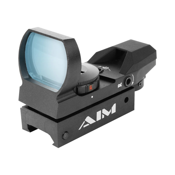 Aim Sports 1X34mm Dual Illuminated Reflex Sight w/ 4 Reticles – Operator Edition | Aim Sport