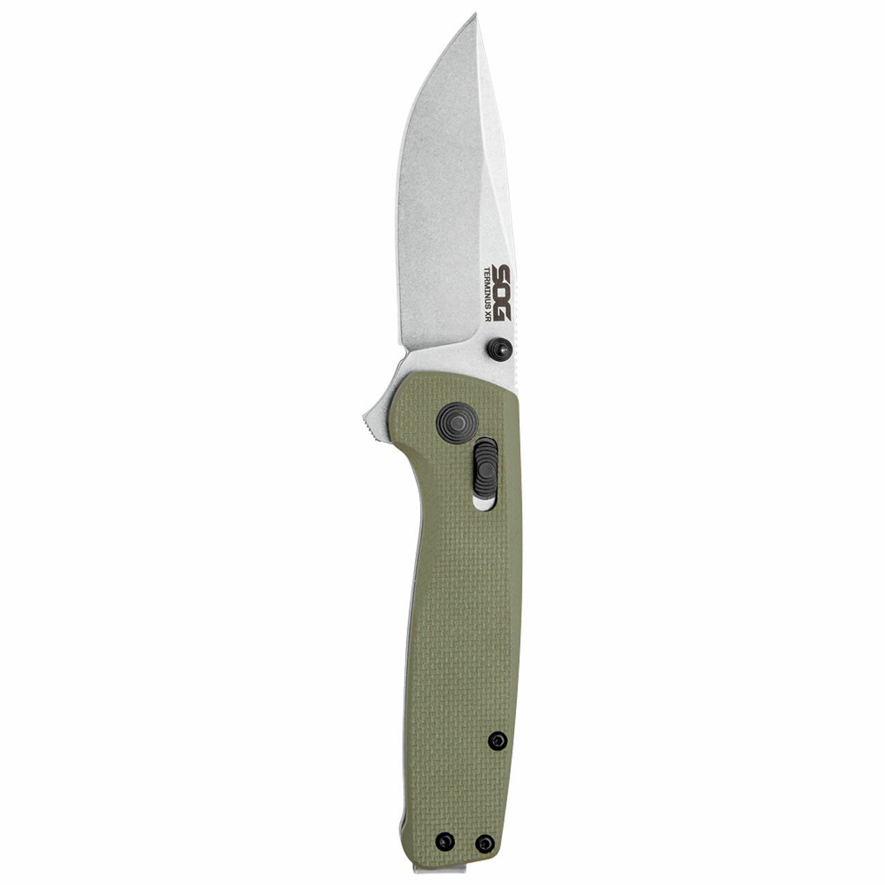 SOG Terminus XR Folding Knife – OD Green Handle w/ D2 Steel | SOG Knives