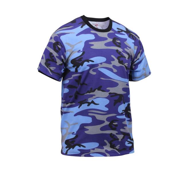 Color Camo T-Shirt – Electric Blue Camo | Rothco