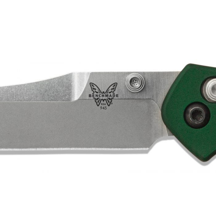 Benchmade 945 Mini Osborne Folding Knife – Green Aluminum Handle w/ S30V | Benchmade USA