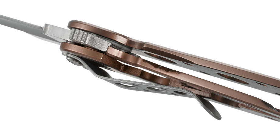 CRKT M16 Spear Point Folding Knife – Bead Blasted Finish w/ Bronze Handle | CRKT