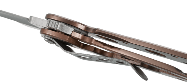 CRKT M16 Spear Point Folding Knife – Bead Blasted Finish w/ Bronze Handle | CRKT