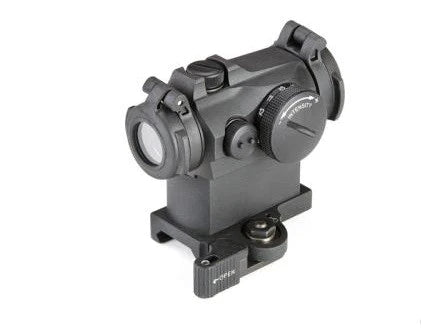 Precision Dynamic T2 Pro Red Dot Sight w/ Riser Mount – Black | ACM