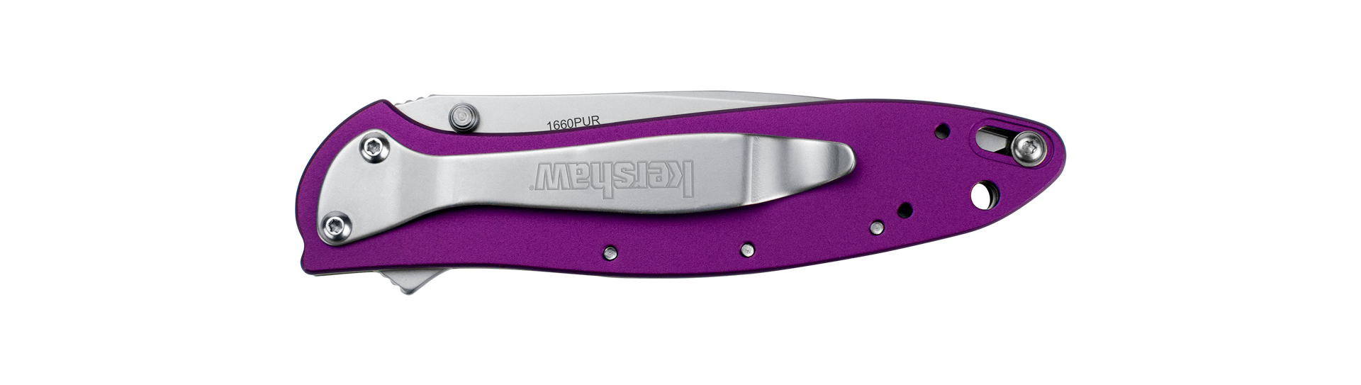 Kershaw Leek Assisted Folding Knife – Purple Handle | Kershaw
