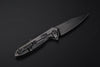 Ruike P128-SB Folding Knife – Black Stonewashed | Ruike