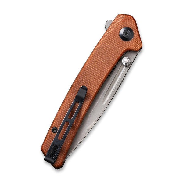 Civivi Keen Nadder Folding Knife – N690 Steel Tanto w/ Brown Micarta Handle | Civivi Knives