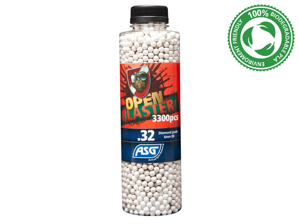ASG Open Blaster .32 Biodegradable BBs – 3300 ct | Action Sport Games