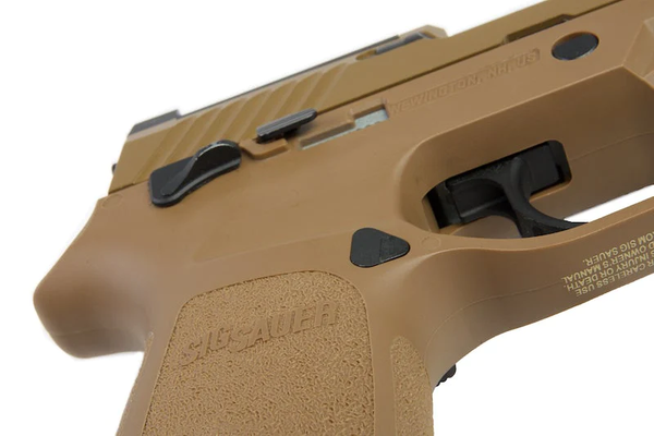 Sig Sauer Licensed M17 (P320) Green Gas GBB Airsoft Pistol by VFC – Tan | VFC