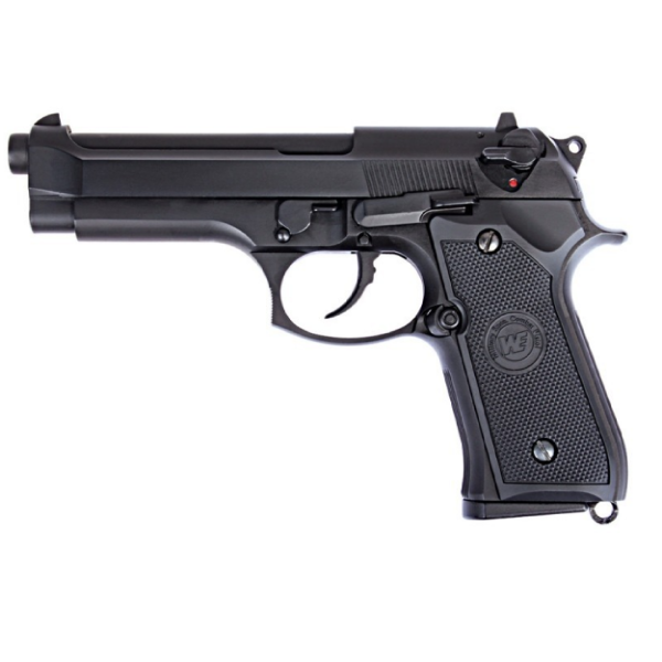 WE M92 Gas Blowback Airsot Pistol – Version 2 Black Finish | WE Tech