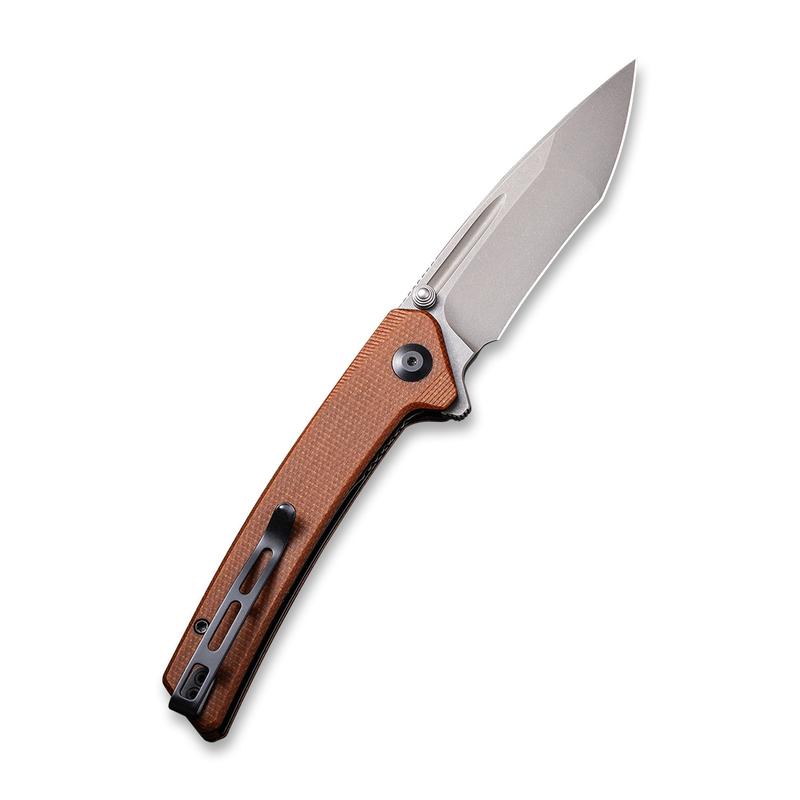 Civivi Keen Nadder Folding Knife – N690 Steel Tanto w/ Brown Micarta Handle | Civivi Knives