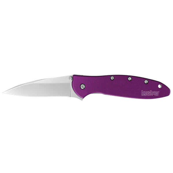 Kershaw Leek Assisted Folding Knife – Purple Handle | Kershaw