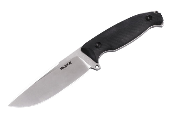 Ruike F118 Jager Fixed Blade Knife – Black w/ Sheath | Ruike