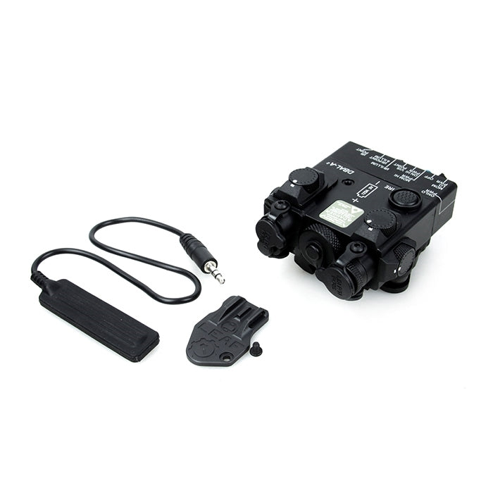 DBAL-A2 Metal Laser Aiming Device w/ Flashlight – (Red/IR Laser) Black | Sotac