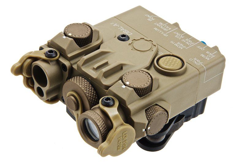 DBAL-A2 Style Aiming Laser/Flashlight (Nylon Body Red Laser) - Dark Earth | Sotac