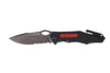 Ruike M195 Rescue Folding Knife – Black w/ D2 Steel Combo Edge | Ruike