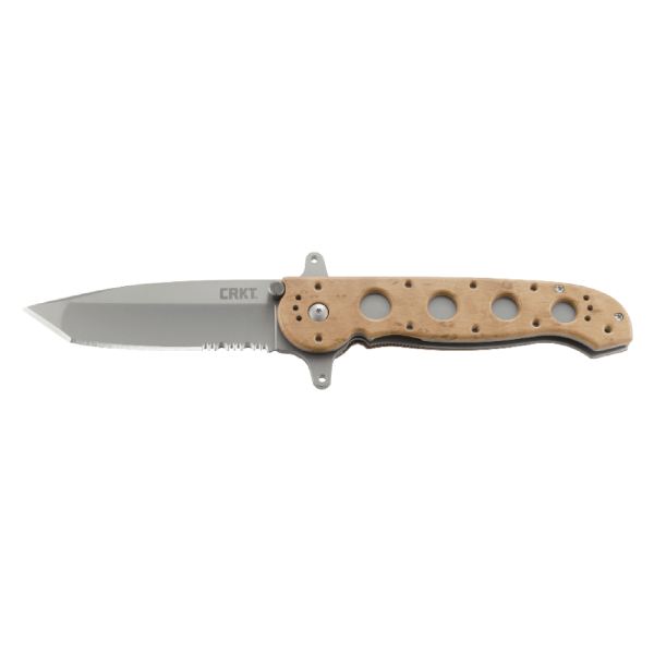 CRKT M16 Big Dog Folding Knife – Desert Camo w/ Half Serration | CRKT
