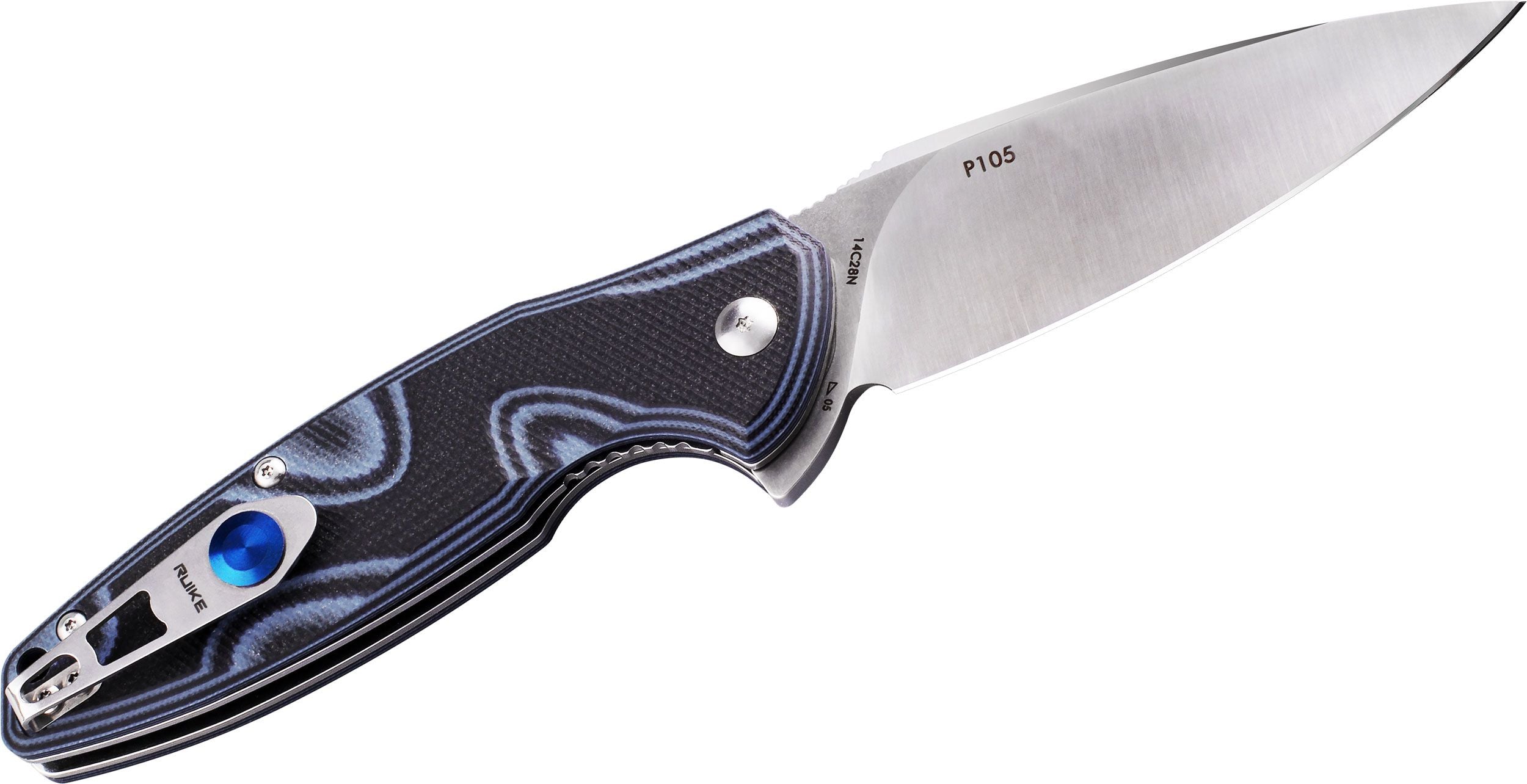 Ruike P105-K Fang Folding Knife – Light Blue Handle | Ruike