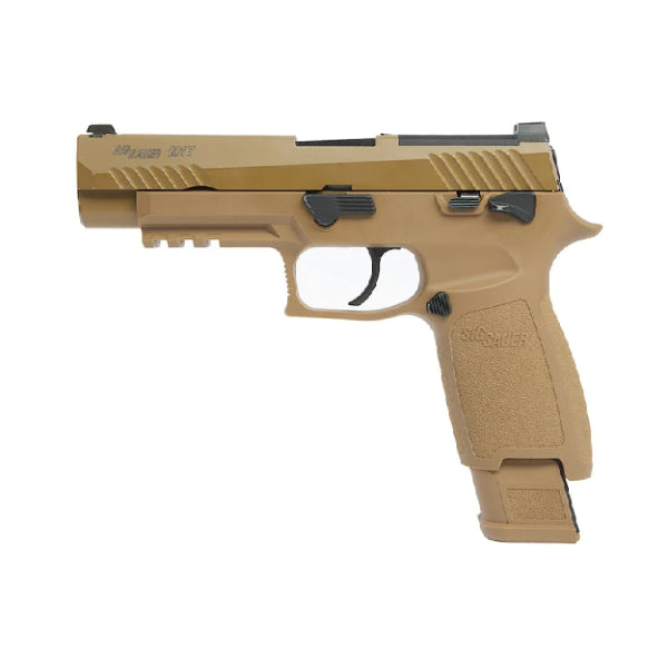 Sig Sauer Licensed M17 (P320) Green Gas GBB Airsoft Pistol by VFC – Tan | VFC