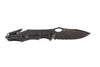 Ruike M195 Rescue Folding Knife – Black w/ D2 Steel Combo Edge | Ruike