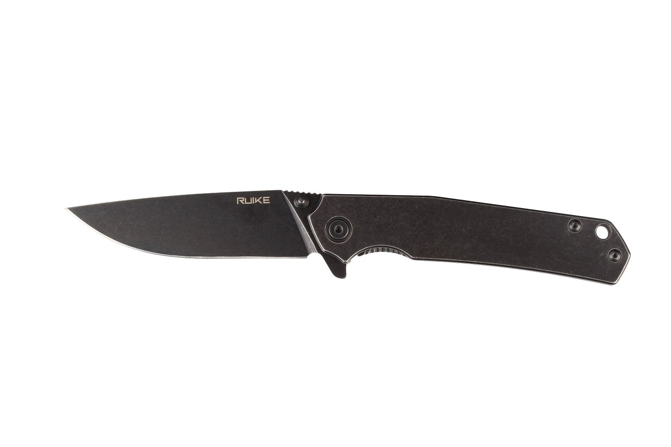 Ruike P801-SB Folding Knife – Black Stonewashed | Ruike