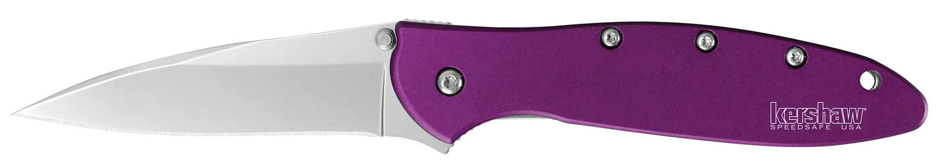Kershaw Leek Assisted Folding Knife – Purple Handle | Kershaw