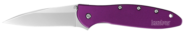 Kershaw Leek Assisted Folding Knife – Purple Handle | Kershaw