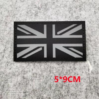 United Kingdom Flag Velcro Patch - Black | Velcro Patches