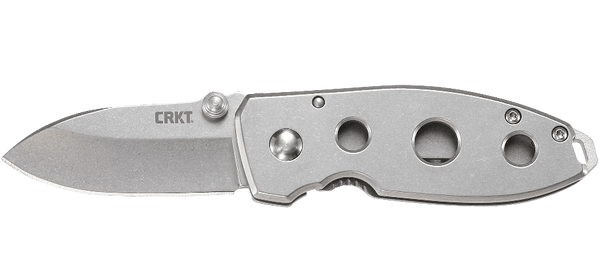 CRKT Squid Folding Knife – Hollowed Stainless Steel Handle | CRKT