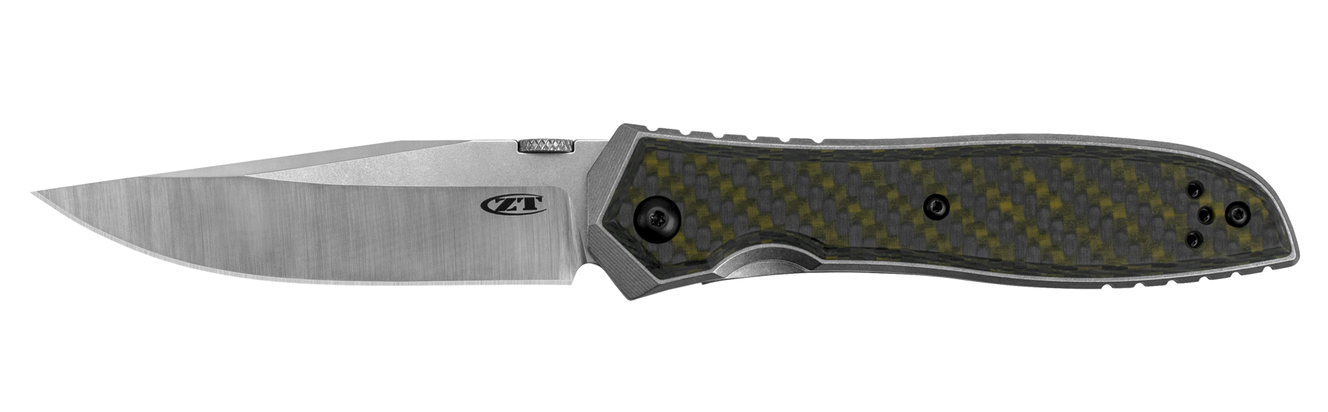 ZT 0640 Emerson Folding Knife – 20CV Steel w/ Green Carbon Fiber Insert | Zero Tolerance
