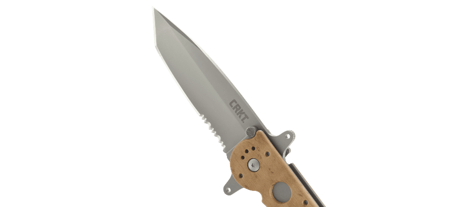 CRKT M16 Big Dog Folding Knife – Desert Camo w/ Half Serration | CRKT