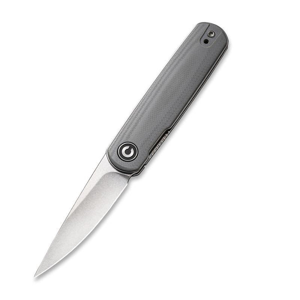 Civivi Lumi Front Flipper Folding Knife – Stonewashed Blade w/ Gray G10 Handle | Civivi Knives