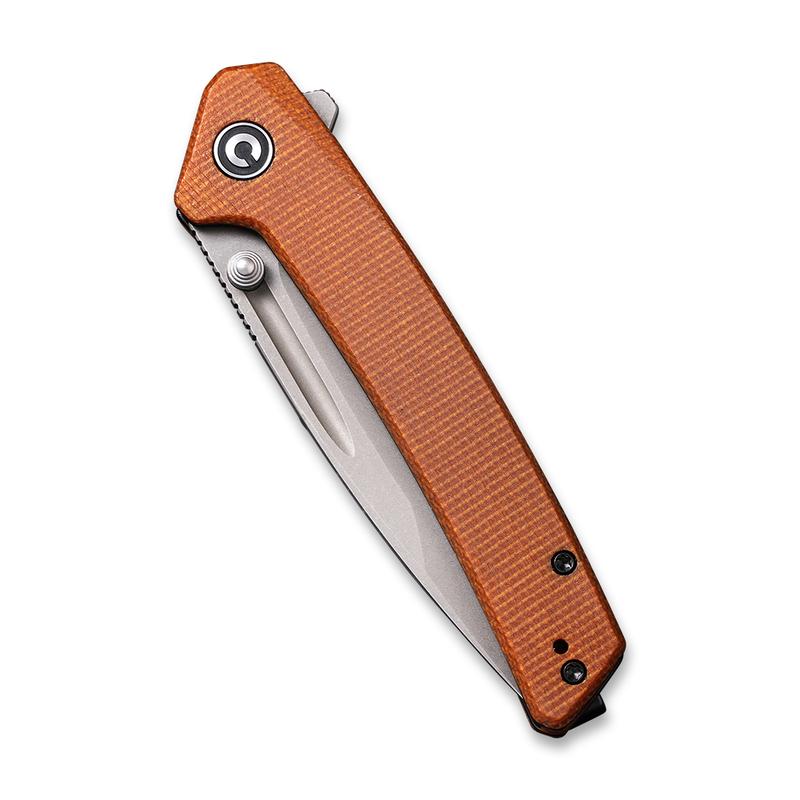 Civivi Keen Nadder Folding Knife – N690 Steel Tanto w/ Brown Micarta Handle | Civivi Knives