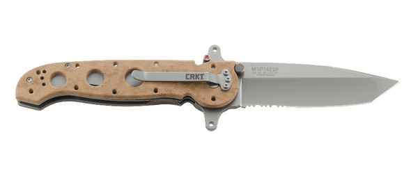 CRKT M16 Big Dog Folding Knife – Desert Camo w/ Half Serration | CRKT