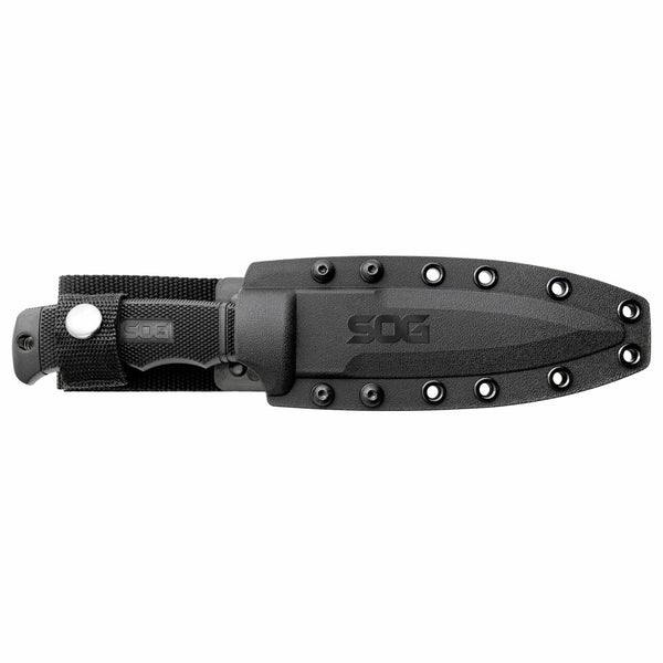SOG Seal Pup Fixed Blade Knife – Serrated w/ Hard Nylon Sheath | SOG Knives