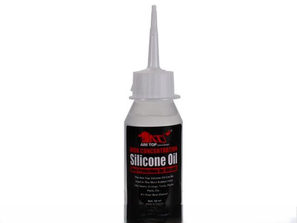 Aim Top High Concentration Silicone Oil Lubricant For Airsoft AEG & GBB (50ml) | Aim Top