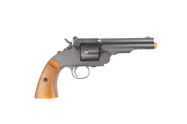 Barra Schofield 5 Inch Airsoft Revolver – Gunmetal | Barra