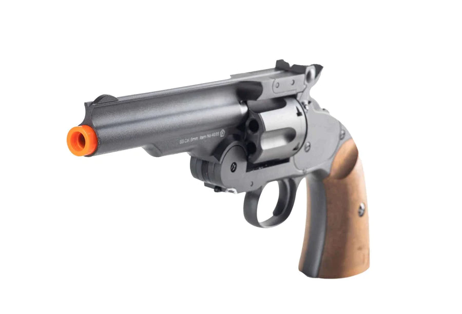 Barra Schofield 5 Inch Airsoft Revolver – Gunmetal | Barra