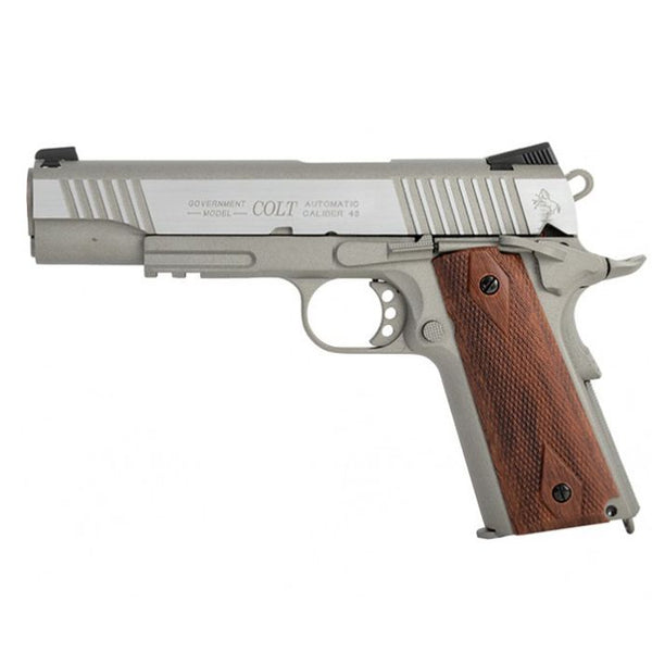 Colt Licensed 1911 Tactical Full Metal CO2 Airsoft Blowback Pistol – Silver | KWC