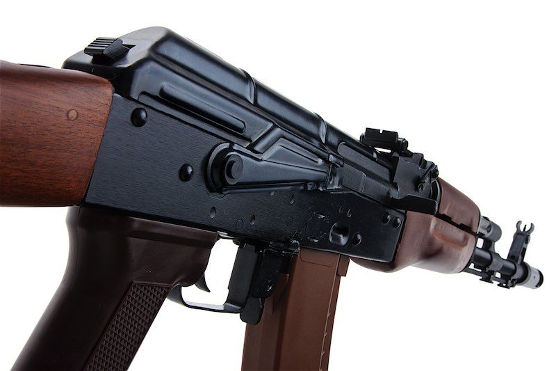 E&L AKS-74N Airsoft AEG Rifle w/ Real Wood Furniture – Wooden Stock | E&L Airsoft