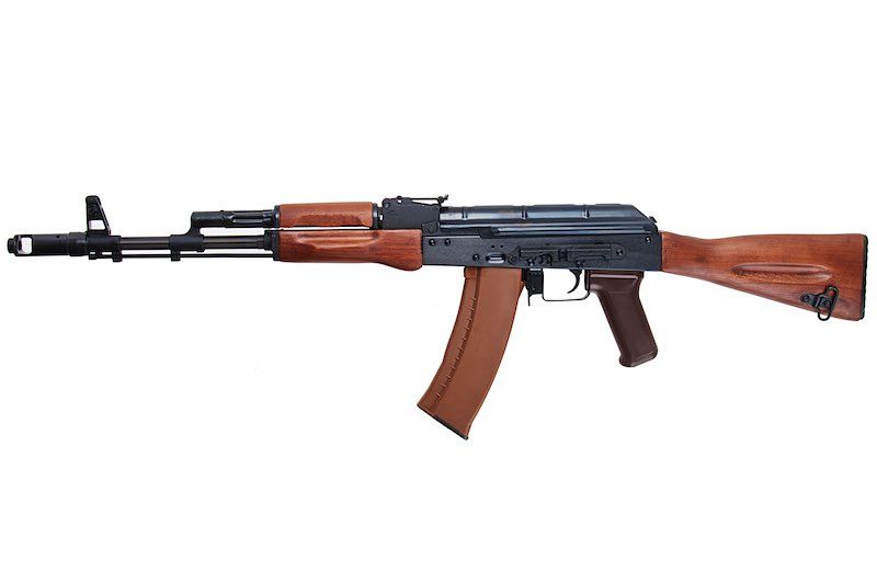 E&L AKS-74N Airsoft AEG Rifle w/ Real Wood Furniture – Wooden Stock | E&L Airsoft