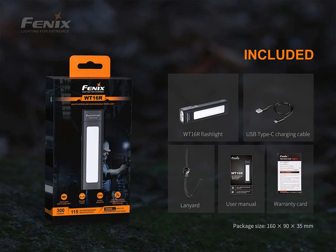 Fenix WT16R Magnetic Work Light | Fenix