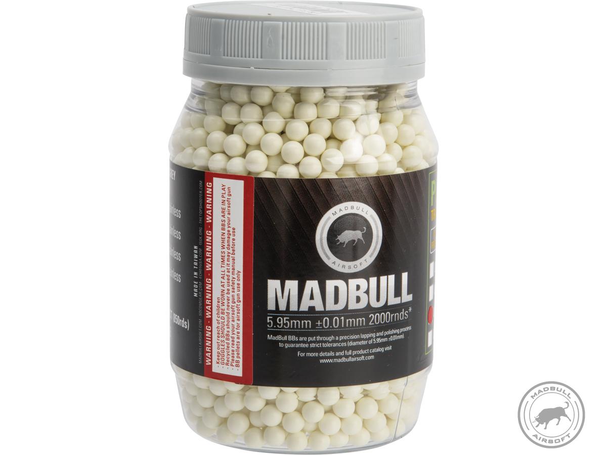 Madbull Precision 2000 Rounds 6mm Biodegradable Airsoft Tracer BBs - .30g Green | Madbull