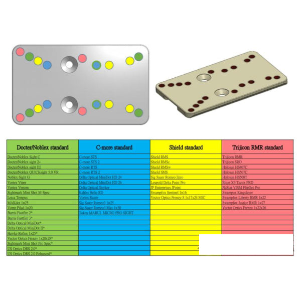 Poseidon Optic Mount for Orion Gas Blowback Airsoft Pistols | Poseidon Airsoft